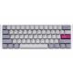 11. Ducky One 3 Mini Mist Grey Gaming Tastatur USB Deutsch Grau