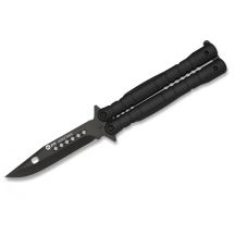 Butterfly-Messer K25 02131 Balisong Schwarz