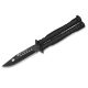Butterfly-Messer K25 02131 Balisong Schwarz