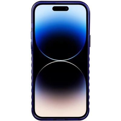 4. Audi IML Big Logo MagSafe Hülle für iPhone 14 Pro Max – blau