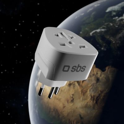 9. SBS CH Reiseadapter – Universal – Weiß