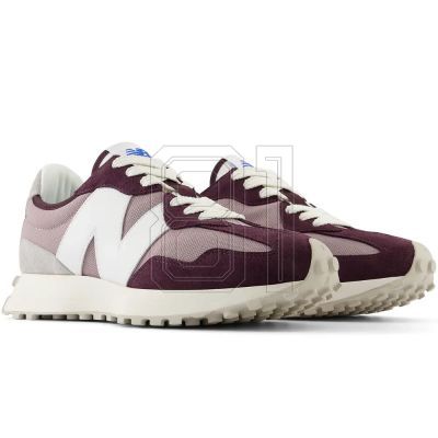 3. New Balance 327 Sneaker, Wildleder, Lila, Damen/Herren Sportschuhe (U327CF)