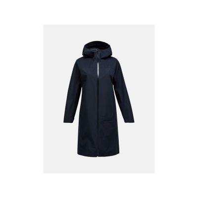 Peak Performance Treeline Shell Parka Damen-Regenmantel – Schwarz, Größe: M