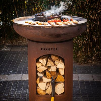 40. Bonfeu Bonbiza Offene rostige Gartenfeuerstelle 8002R