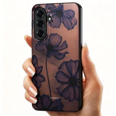 3. Tech-Protect Lamano MagSafe Hülle für Samsung Galaxy A57 5G – Braun und Lila