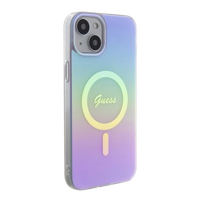 4. Guess GUHMP15SHITSU iPhone 15 6,1" lila/lila Hardcase IML Iridescent MagSafe