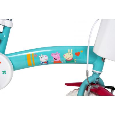 5. Kinderfahrrad 12" Peppa Pig grün 1198