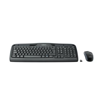 2. Logitech 920-03999 Membran-Tastatur + Maus-Set (USB 2.0; (DE); schwarz; optisch)