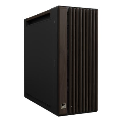 22. ASUS ProArt PA602 Wood Edition Modern Black – Midi-Tower mit Metallfront, Schwarz, Holz
