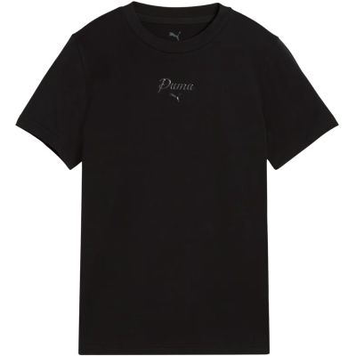 Kinder-T-Shirt Puma Ess Script Tee schwarz 692542 01