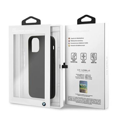9. BMW Silikon Signature Case für iPhone 12 mini - Schwarz