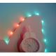 12. Twinkly Candies – 100 RGB-LED-Kerzenlichter, grünes Kabel, USB-C