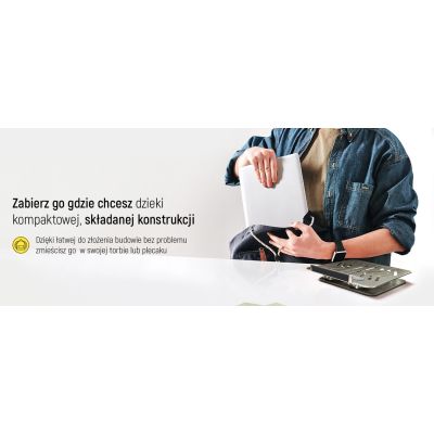 23. Wozinsky WRS-CPY84SS Laptop- und Tablet-Ständer aus Aluminium + gratis Smartphone-Ständer – Silber