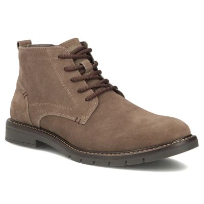 Herren-Ankle-Boots aus Leder, ungefüttert, Wildleder, beige, Filippo MBT8318