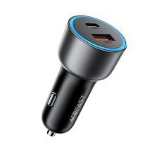 Acefast B21 75W USB-C + USB-A Kfz-Ladegerät – Schwarz