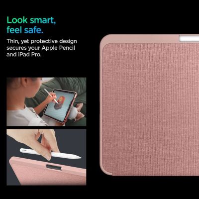 14. Spigen Urban Fit Hülle für iPad Pro 11" 5/6/2024-2025 - Pink