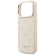 6. Guess Peony Hot Stamp Script MagSafe Hülle für iPhone 17 Pro - Beige