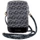 2. Guess Zip GCube Bottom Stripe Handytasche – Schwarz