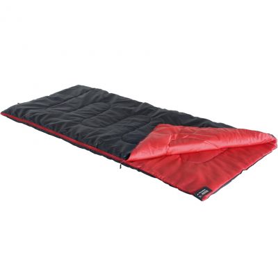 2. High Peak Ranger Schlafsack (180x75cm) Marineblau/Rot L-Reißverschluss 26030