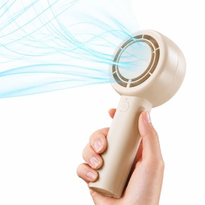 2. Aecooly Halo 01 Tragbarer Handventilator, Beige