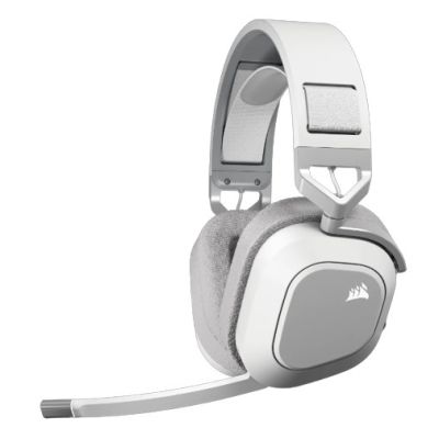 2. Corsair CA-9011296-EU Kabelloser Gaming-Bluetooth-Kopfhörer mit Bügel, Weiß