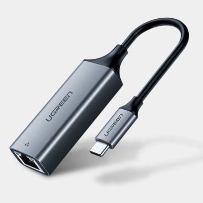 13. Ugreen externer Netzwerkadapter RJ45 - USB Typ C (1000 Mbps / 1 Gbps) Gigabit Ethernet grau (CM199)