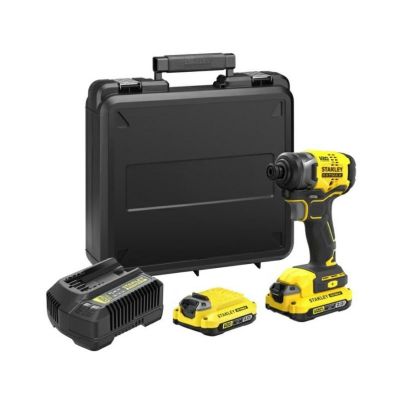 10. Stanley SFMCF810D2K-QW Akkuschrauber/Schlagschrauber 2800 U/min Schwarz, Gelb