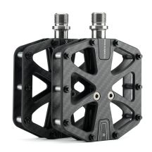 Rockbros C525 Carbonfaser-Plattform-Fahrradpedale – Schwarz