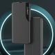 6. Eco Leather View Case elegante Hülle mit Flipcover und Standfunktion für Samsung Galaxy S22+ (S22 Plus) blau