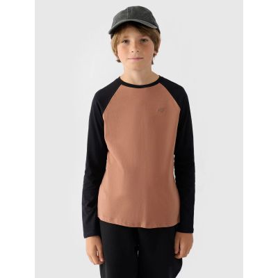 Langarmshirt Regular Uni Jungen 4F Junior 4FJWAW24TLONM293-65S