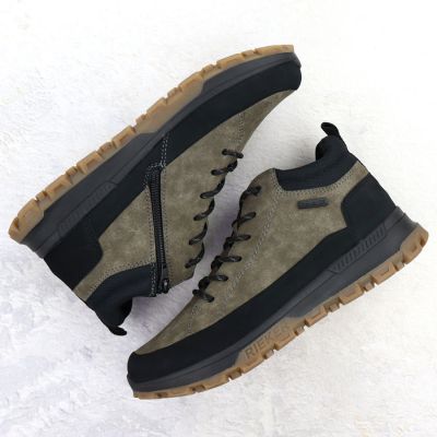 5. Wasserdichte Herren-Trekkingschuhe in Khaki Rieker 35508-25