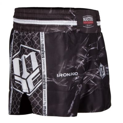 4. MASTERS ST-MARBLE Trainingsshorts schwarz