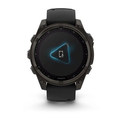 10. Garmin Fenix 8 Solar Saphir Titan Carbon Grau Uhr