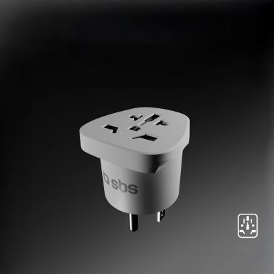 4. SBS US-Reiseadapter – Universal – Weiß