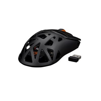 2. Deltaco Gaming DM370 Maus, beidhändig bedienbar, kabellos (RF) + Bluetooth + USB Typ-A, optisch, 12000 DPI
