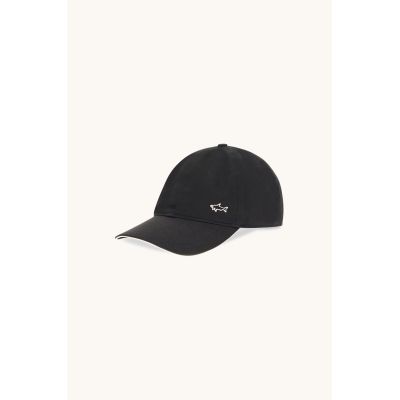 Paul&Shark Herren-Baseballkappe, schwarz, 99317100-11, Logo vorne