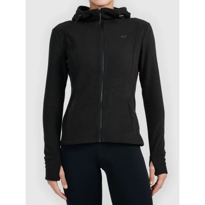 Damen-Fleecejacke mit Kapuze 4F 4FWMM00TFLEF468-20S