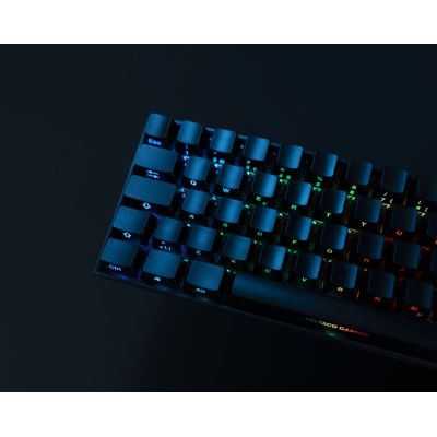 3. Deltaco Gaming GAM-100-DE Tastatur USB + RF Wireless + Bluetooth QWERTZ Deutsch Schwarz