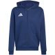 adidas Entrada 26 Kapuzenpullover mit durchgehendem Reißverschluss für Kinder, Marineblau KH1784