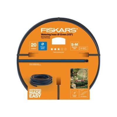 2. Fiskars 1027102 Gartenschlauch 20 m über dem Boden Schwarz, Blau, Orange