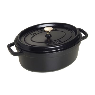 5. STAUB Ovaler Gusseisentopf 4,2 l Schwarz