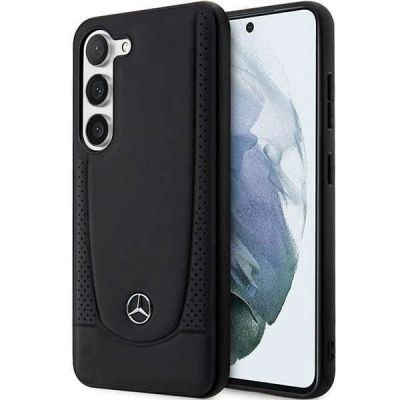 Mercedes Urban Lederhülle für Samsung Galaxy S23 – schwarz