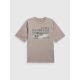 6. Locker geschnittenes Jungen-T-Shirt mit Aufdruck 4F 4FJRSS26TTSHM4279-25S