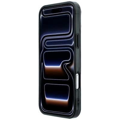 5. Mercedes AMG IML Transparent Bicolor Block MagSafe Hülle für iPhone 18 Pro Max / 17 Pro Max - Schwarz