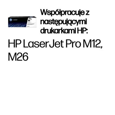 9. Originale schwarze HP 79A LaserJet-Tonerkartusche