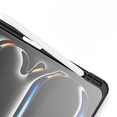 10. Dux Ducis Toby Hülle mit Klappe und Ständer für iPad Pro 11" 2024 - Schwarz
