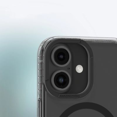 11. AmazingThing Titan Pro Mag Case mit Magnetring für iPhone 16 - Schwarz