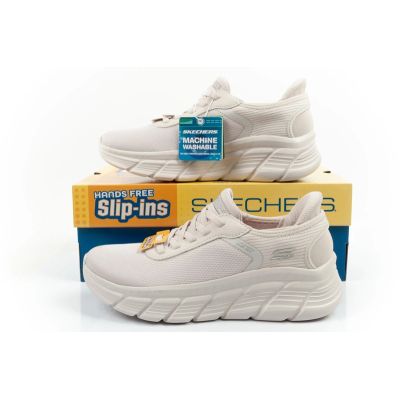 10. Skechers Damen-Sportschuhe Bobs B Flex SLIP-INS ecru bequem