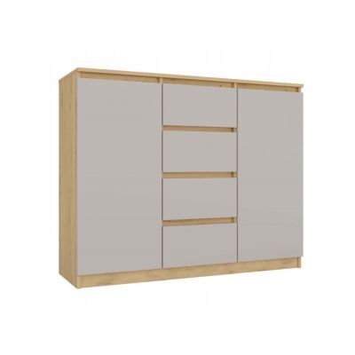 2-türige Kommode mit 4 Schubladen, Artisan/Kaschmir