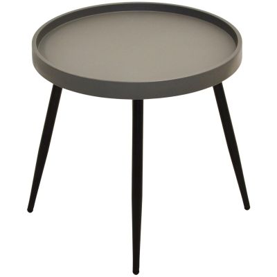 4. Balkonmöbel-Set, bestehend aus Tisch und 2 anthrazitfarbenen Stühlen